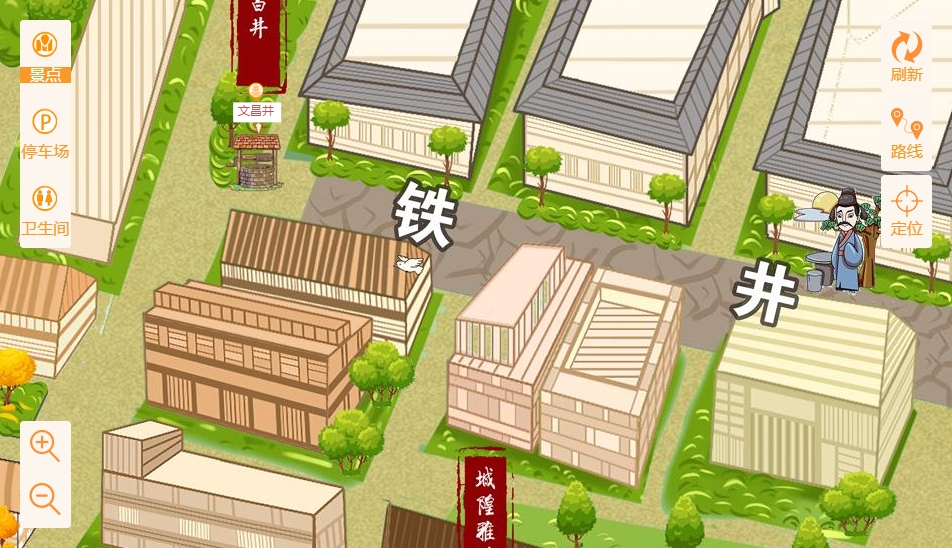 石拐智慧景区：手绘地图与语音导览的完美融合